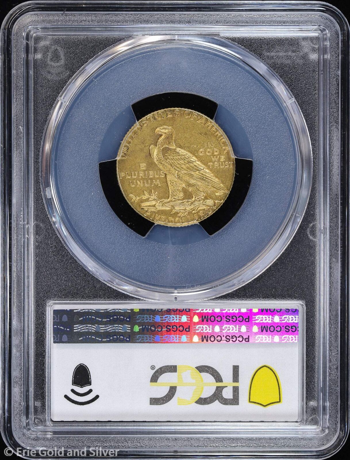 1909 $5 Gold Indian Head Half Eagle PCGS AU 55 - Picture 2 of 4