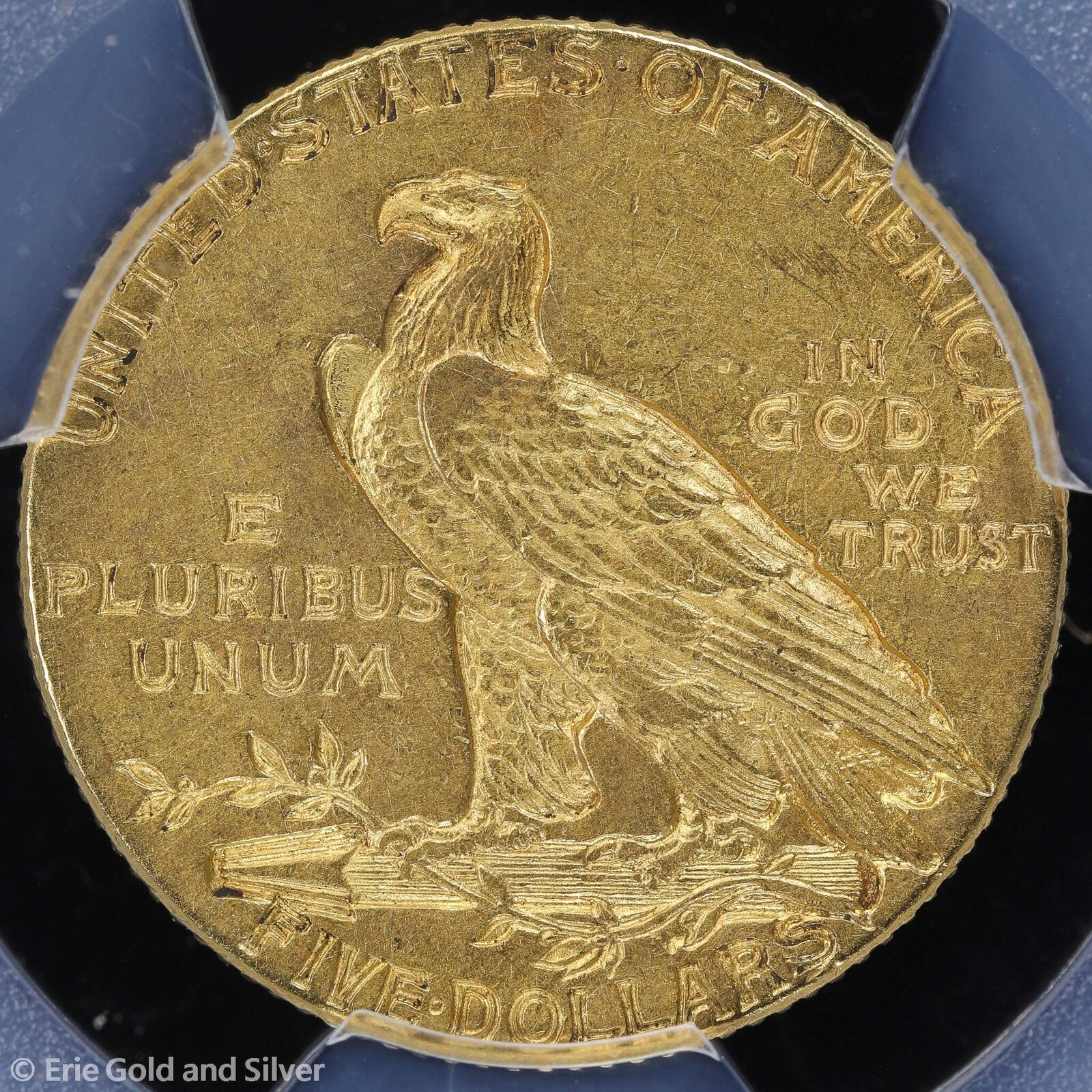 1909 $5 Gold Indian Head Half Eagle PCGS AU 55 - Picture 4 of 4